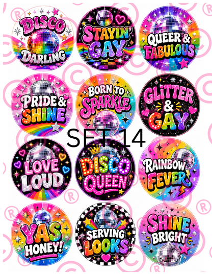 PRIDE Cupcake Toppers