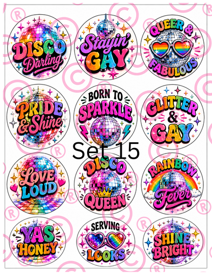 PRIDE Cupcake Toppers