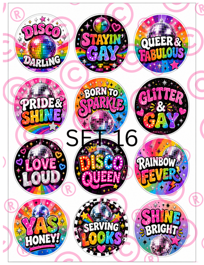 PRIDE Cupcake Toppers