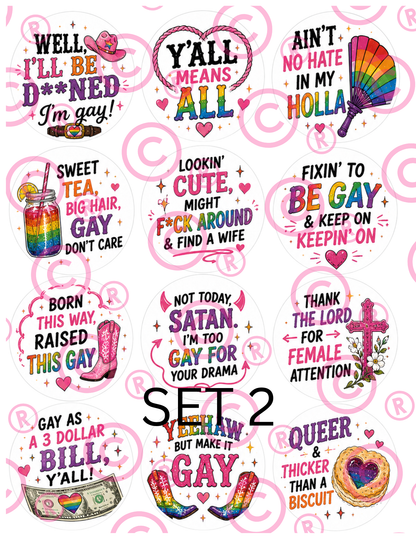 PRIDE Cupcake Toppers