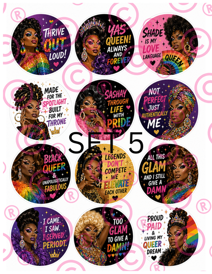 PRIDE Cupcake Toppers