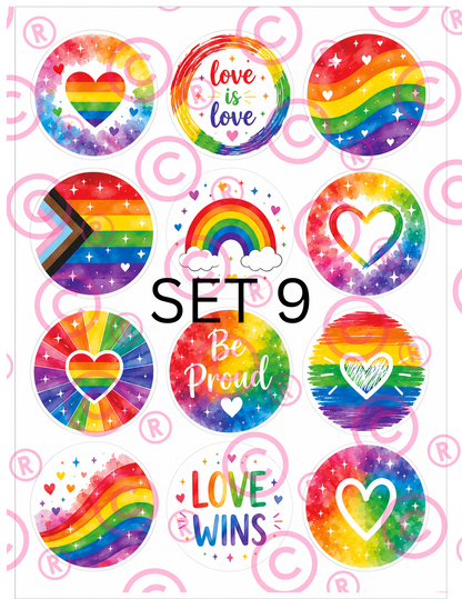 PRIDE Cupcake Toppers