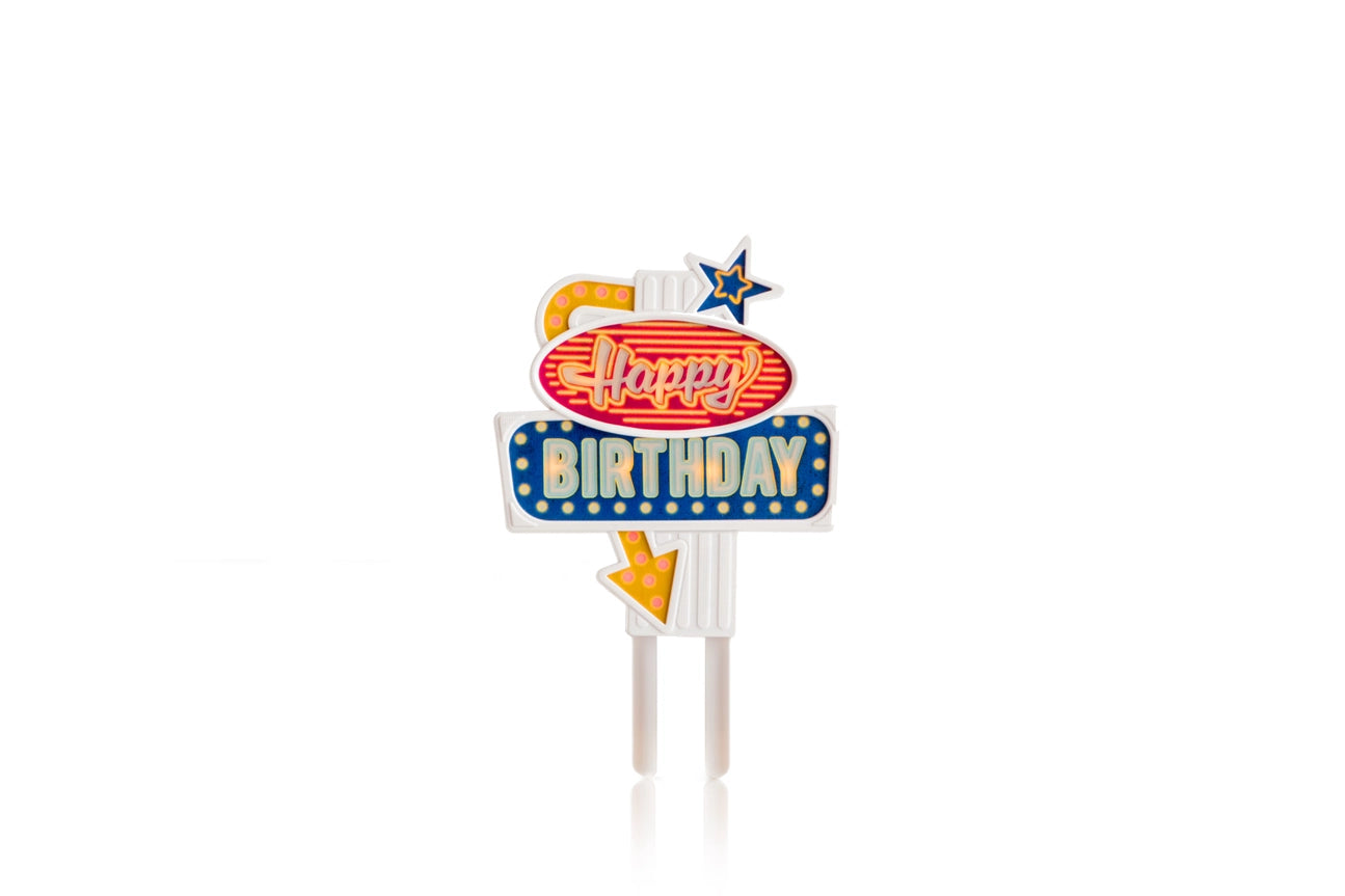 Flashing Birthday Cake Topper