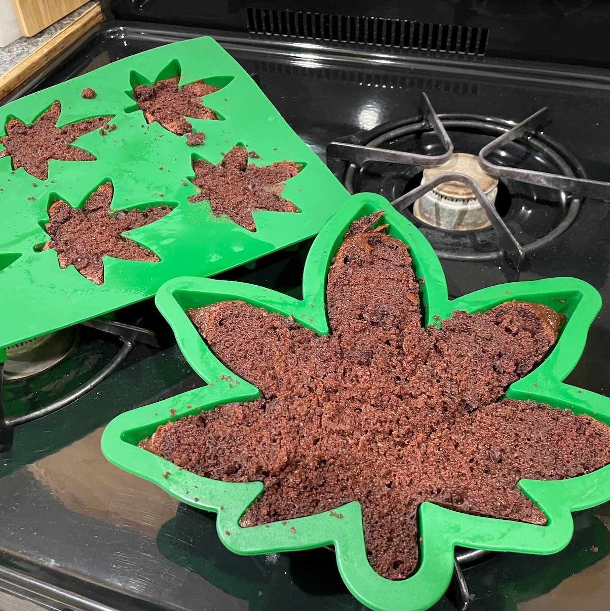 Pot Leaf Cake Mold