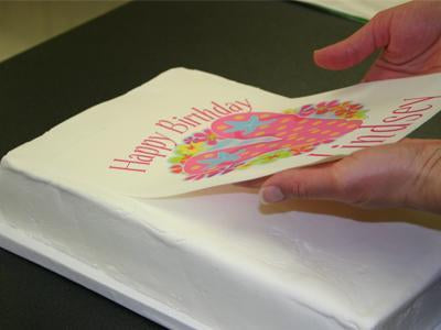 12 Cupcake Custom Printed Sugar Sheet UNCUT